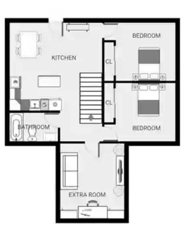 Tacoma 2 Bedrooms 1 Baths Sleep 5 With Compact Kitchen Buitenkant foto
